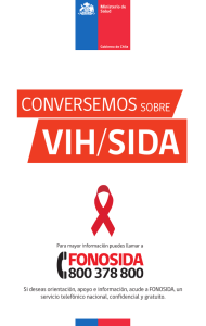 cartilla  &ldquo;conversemos sobre vih/sida