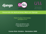 Desarrollo de Aplicaciones Web con Django