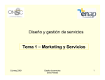 Tema 1- Marketing y servicio
