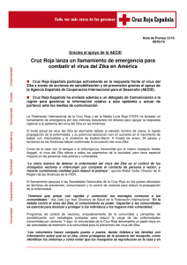 Comunicado - Sala de Prensa – Cruz Roja Española