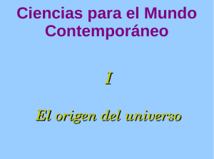 El origen del Universo