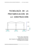 TECNOLOGÍA DE LA PREFABRICACION EN LA CONSTRUCCIÓN