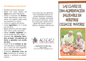 Alimentación Saludable en nuestros Mayores