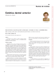 estética dental anterior - Revista Española de Ortodoncia