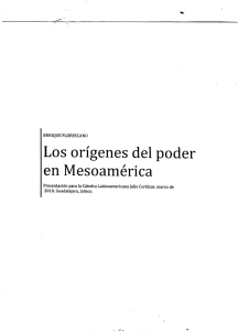 Los orígenes del poder en Mesoamérica