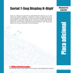 Serial 7-Seg Display 8-Digit Manual de usuario