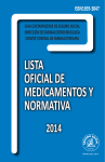 lista oficial de medicamentos y normativa