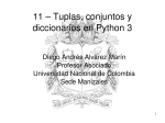 11 – Tuplas, conjuntos y diccionarios en Python 3