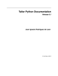 Taller Python Documentation