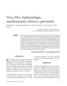 Virus Zika. Epidemiología, manifestaciones clínicas y prevención
