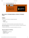 presentación de las principales bibliotecas en Python - ESMG-MX