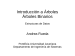 Introducción a Árboles Árboles Binarios