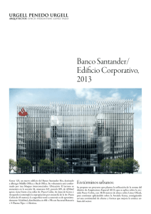 Banco Santander/ Edificio Corporativo, 2013
