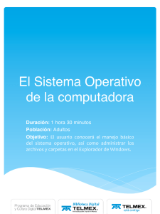 Sistema Operativo - Programa de Educación y Cultura Digital TELMEX