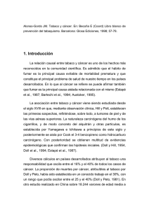 Tabaco y cáncer. - Comité Nacional para la Prevención del