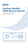 Controlador ValveMate™ 7060RA Manual de Operación