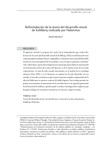 reformulación de la teoría del desarrollo moral de Kohlberg