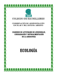 cuaderno de actividades Ecología