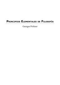 Principios Elementales de Filosofía