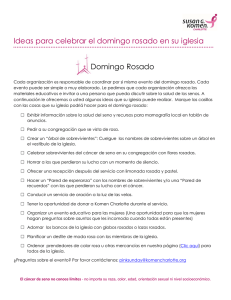 Ideas para celebrar el domingo rosado en su iglesia Domingo Rosado