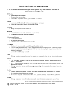 Cuando los Fumadores Dejan de Fumar