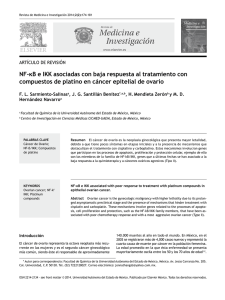 NF-κB e IKK asociadas con baja respuesta al tratamiento