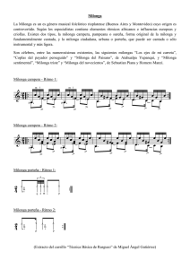Milonga La Milonga es un es género musical folclórico rioplatense