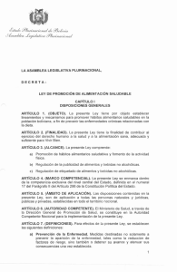 Ley de Promoción de Alimentación Saludable