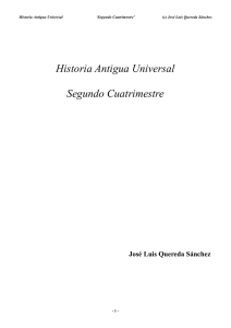 Historia Antigua Universal Segundo Cuatrimestre