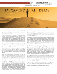 Mi camino al Islam - Mosque Foundation