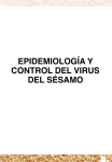 epidemiología y control del virus del sésamo