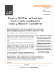 Primeros 100 Días del Presidente Trump: Fuerte Incertidumbre