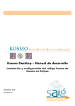 Kosmo Desktop – Manual de desarrollo