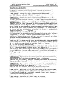 TRABAJO PRÁCTICO Nº 12 Contenidos: funciones exponencial y