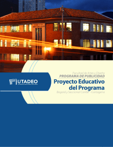 Proyecto Educativo del Programa