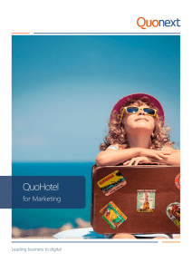 QuoHotel for Marketing