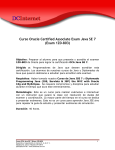 Curso Oracle Certified Associate Exam Java SE 7 (Exam 1Z0-803)