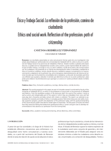 Ética y Trabajo Social - Revistas Científicas de la Universidad de