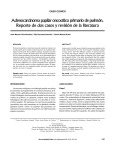 Adenocarcinoma papilar oncocítico primario de pulmón. Reporte de