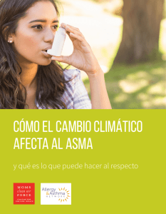 CÓMO EL CAMBIO CLIMÁTICO AFECTA AL ASMA