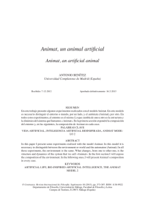 Animat, un animal artificial