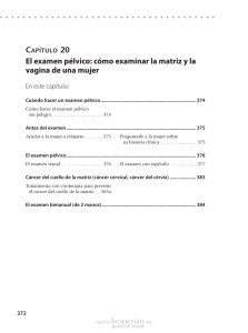 20 El examen pélvico: cómo examinar la matriz y la vagina de una