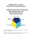 Matematica transicion 2014