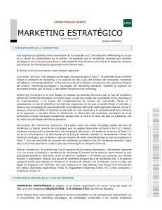 marketing estratégico