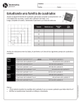 Estudiando una familia de cuadrados