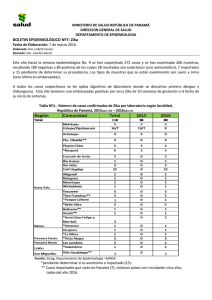 Boletín No.7 - Ministerio de Salud de Panamá