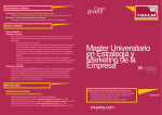 folleto 2014_2015 mueme - Máster Universitario en Estrategia y