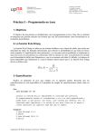 Práctica 3 – Programando en Java B(a, k) = Pk