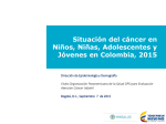 Situación del cancer infantil en Colombia