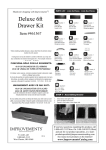 Deluxe 6ft Drawer Kit - Improvements Catalog